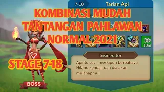 TANTANGAN NORMAL 7-18 LORDS MOBILE 2021