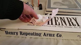 A quick unboxing and review of my Henry's  In 45 Colt