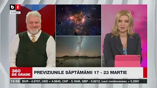 360 DE GRADE CU ALINA BĂDIC. HOROSCOP SĂPT. 17 - 23 MARTIE 2024. Invitat: Lucrețiu Tudoroiu. P1/3