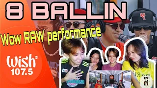 8 BALLIN' perform "Know me" LIVE on Wish 107.5 bus | Reactions | Raw performance