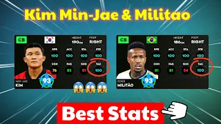 Best Upgrades for Kim Min-Jae & Éder Militão in DLS 24