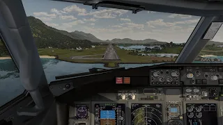 Landing in Seychelles | FSIA | Aéroport de la Pointe Larue | Zibo Mod | X-Plane 11