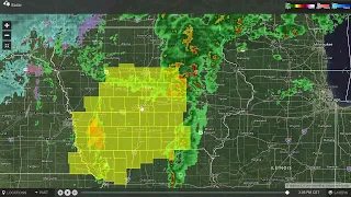 TORNADO WATCH issued for Iowa, Missouri, and Nebraska!