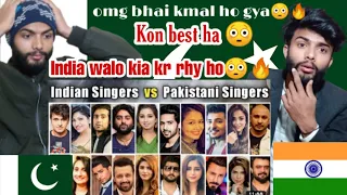 Indians Singers vs Pakistani Singers Battle of Voice Atif, Arijit,Shreya,Rahat, | Reaction video |