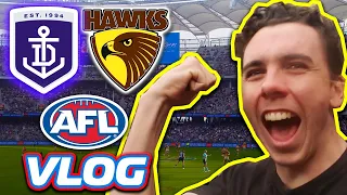 MASSIVE WIN for FREO! | Fremantle v Hawthorn AFL Vlog 2022