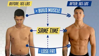 How to Lose Fat AND Gain Muscle at the Same Time (3 Simple Steps)