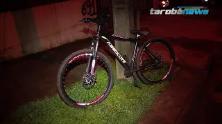 15-10 Ciclista fratura perna após acidente no Bairro Cascavel Velho