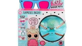 LOL Surprise Biggie Pets Cottontail QT Unboxing Toy Review 15 Surprises Inside