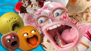 Annoying Orange - Massive Ice Cream Sundae Challenge!