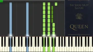 Show Must Go On(Queen) - Piano Tutorial With Notes