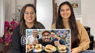 Indian Reaction On Indian Street Food In Lahore - Crazy VadaPav Guy | Rana Hamza Saif | Sidhu Vlogs