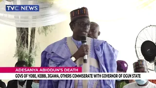 Govs Of Yobe, Kebbi, Jigawa, Others Commiserate With Governor Of Ogun State