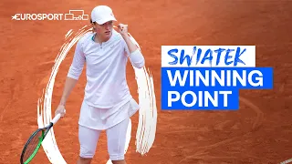 Iga Swiatek's winning point against Sofia Kenin at the final | Roland Garros 2020 | Eurosport Tennis