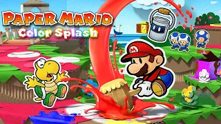 Paper Mario Color Splash Full Gameplay Walkthrough (Longplay)