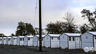 New shelter site opens in north Sacramento for up to 240 homeless residents