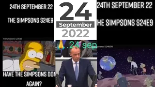 The Simpsons S24E9 - 9/24 - 24th September?