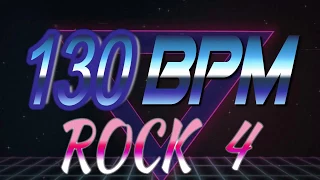 130 BPM - Rock 4 - 4/4 Drum Track - Metronome - Drum Beat