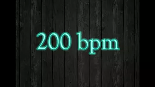 200 BPM - Simple Straight Drums Beat