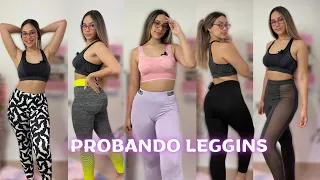 PROBANDO PANTALONES DE LICRA⭐TRY ON HAUL LEGGINS💖