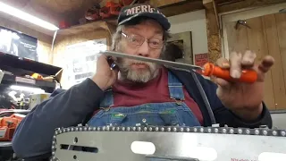 the proper way to chisel file your chainsaw! 30 year veteran logger shares his secrets! round filing