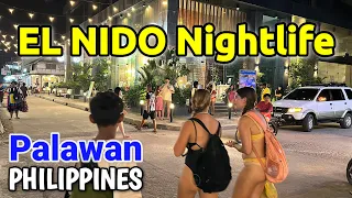 EL NIDO PALAWAN NIGHTLIFE | Night Walking Tour in El Nido’s Town Proper | Philippines