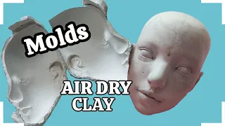 HOW TO MAKE MOLDS WITH AIR DRY CLAY⭐
