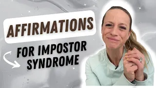 10 Positive Affirmations for Impostor Syndrome #impostersyndrome #confidencecoaching #overthinking