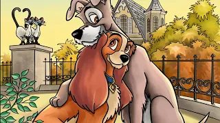 Happy Colour - Colour by Number. Disney Lady and the Tramp. My Gaming Town.