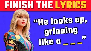 Finish The Lyrics - Taylor Swift Edition (2023) | Most Popular viral Taylors Swift Song | Music Quiz