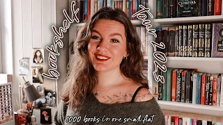 1000 books - bookshelf tour 2023 📚 my home library