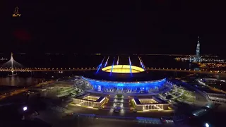 Стадион "Санкт Петербург" ("Зенит-Арена") с воздуха // Stadium "St. Petersburg"