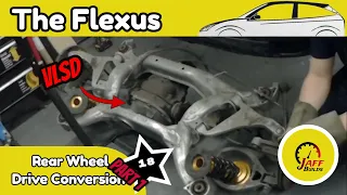 The Rear Wheel Drive Conversion - The Flexus Episode 18 - Ford Focus Twin Turbo V8 Project Car Build