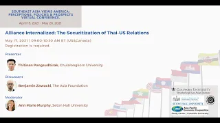 Alliance Internalized: The Securitization of Thai-US Relations