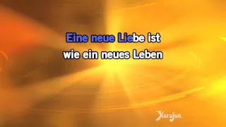 Karaoke Eine neue Liebe ist wie ein neues Leben - Jürgen Marcus *