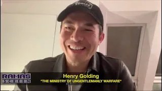 Henry Golding on Working With Henry Cavill & Guy Ritchie In THE MINISTRY OF UNGENTLEMANLY WARFARE