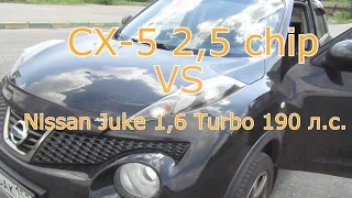 Nissan Juke 1,6T vs CX-5
