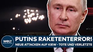 PUTINS KRIEG: Raketenterror der Russen! Heftige Attacke auf Kiew - mehrere Tote und Verletzte