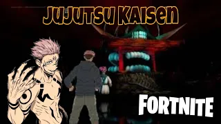 Sukuna's Domain Expansion from Jujutsu Kaisen in Fortnite Creative