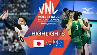 🇯🇵 JPN vs. 🇦🇺 AUS - Highlights Week 3 | Men's VNL 2022