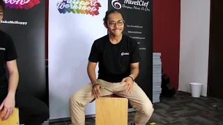 Syncajonize Cajon Team building