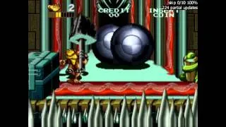 Arcade Battletoads level 5 route (Pimple, Difficulty 6/6)