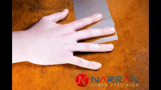 What happens if cleaning laser runs over your hand? [Do not try at home]