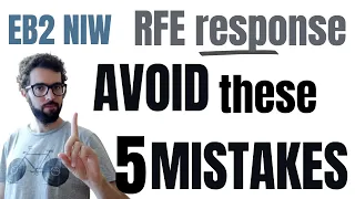 🚫 5 mistakes to avoid when responding an RFE