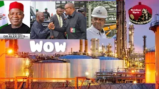New Refinery In Abia State, Peter Obi Congratulates Dr Alex Otti. Dangote In Shock.