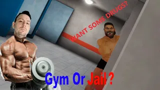 HOW MUCH YOU LIFT BRO? Gym or Jail All Endings