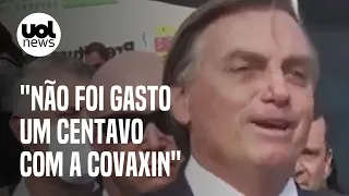 Bolsonaro sobre Covaxin: "Eu sou incorruptível, vão se dar mal"