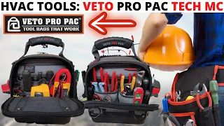 HVAC TOOLS: Veto Pro Pac TECH MC Loadout (Best HVAC Service Technician Tool Bag Loadout) Review