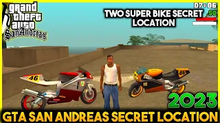 GTA San Andreas NEW SUPER BIKE SECRET LOCATION | Gta sa 2 SUPER BIKE LOCATION ANDROID Hindi 2023