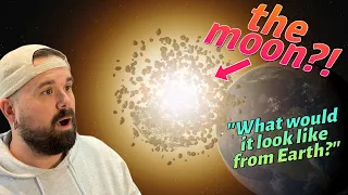 What would it look like if the Moon exploded?