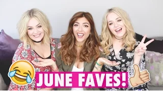 JUNE FAVES WITH LUCY & LYDIA! | Amelia Liana